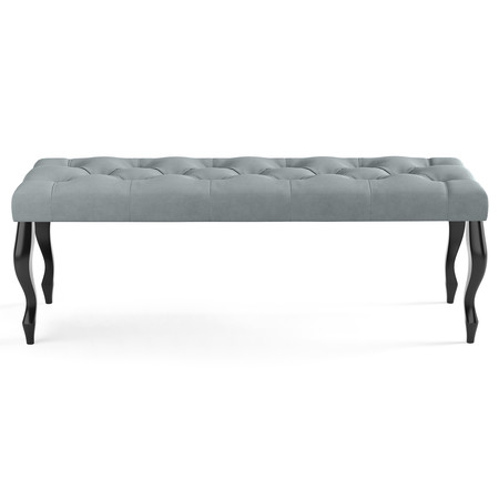 Lavice CHESTERFIELD 80x40 cm Šedá SG-nábytek