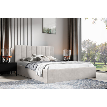 Postel LUCY 2 140x200 cm Krémová SG-nabytek