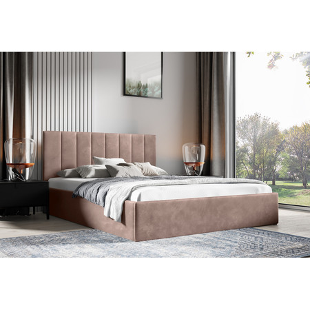 Postel LUCY 2 160x200 cm Hnědá SG-nabytek