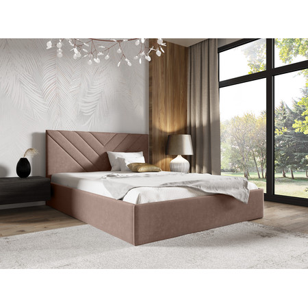 Postel LUCY 3 120x200 cm Hnědá SG-nabytek