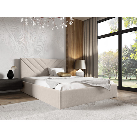 Postel LUCY 3 160x200 cm Krémová SG-nabytek