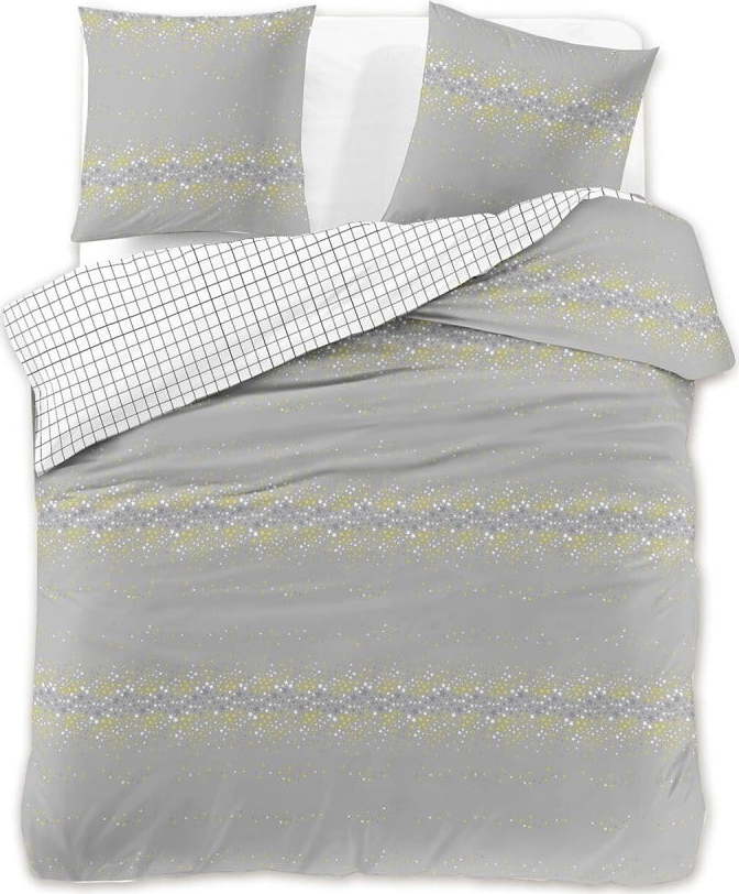 Povlečení na dvoulůžko z bavlněného saténu DecoKing Sparkle