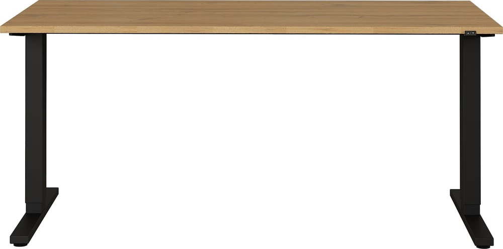 Pracovní stůl s deskou v dubovém dekoru 80x160 cm Agenda – Germania Germania