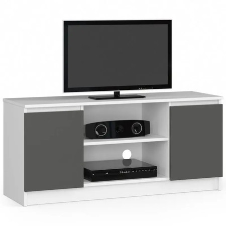 Televizní stolek RTV 120 - bílá/grafit Akord