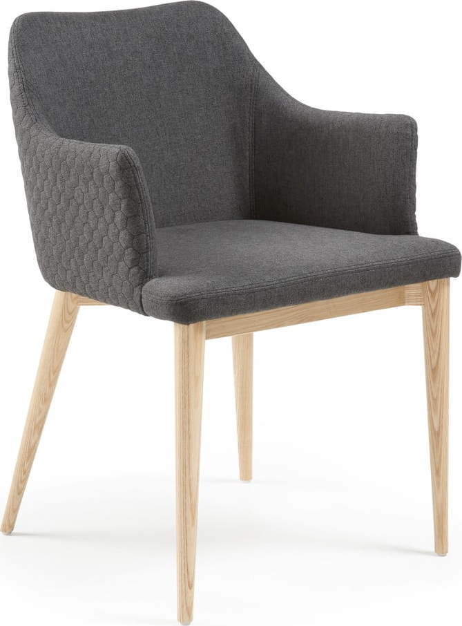 Tmavě šedá jídelní židle Kave Home Danai Kave Home