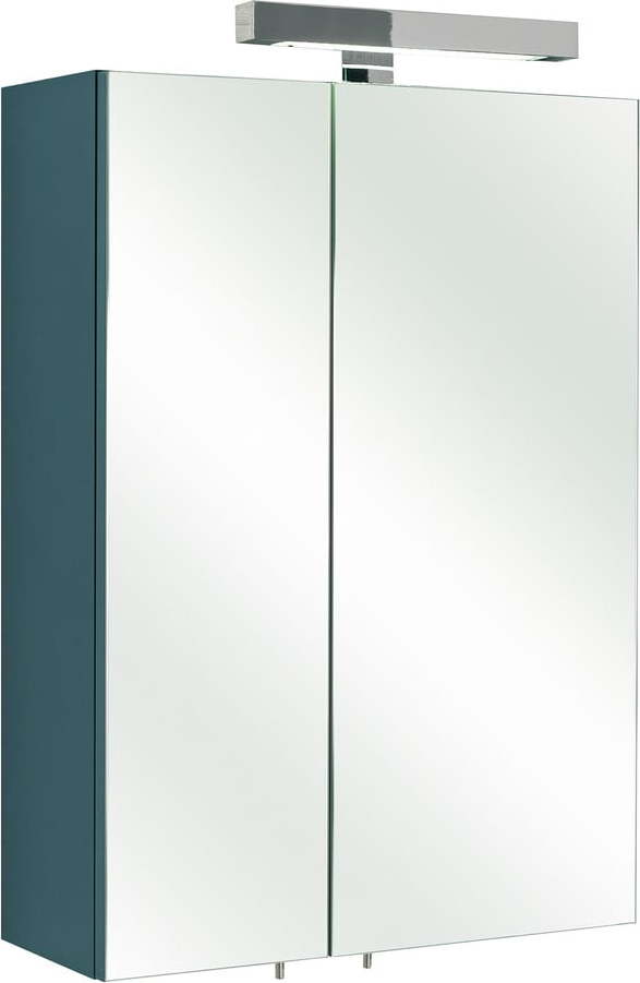 Tmavě šedá závěsná koupelnová skříňka se zrcadlem 50x70 cm Set 311 - Pelipal Pelipal
