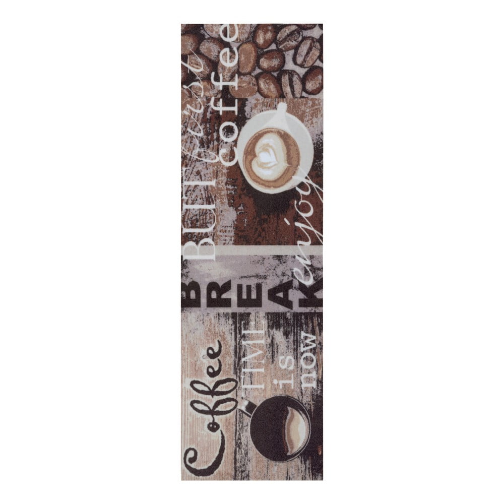 Hnědý koberec běhoun 50x150 cm Enjoy Coffee Break – Hanse Home Hanse Home
