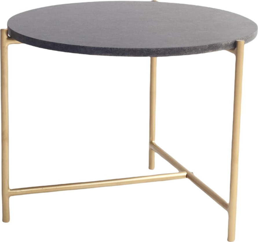 Konferenční stolek s černým mramorovou deskou Velvet Atelier