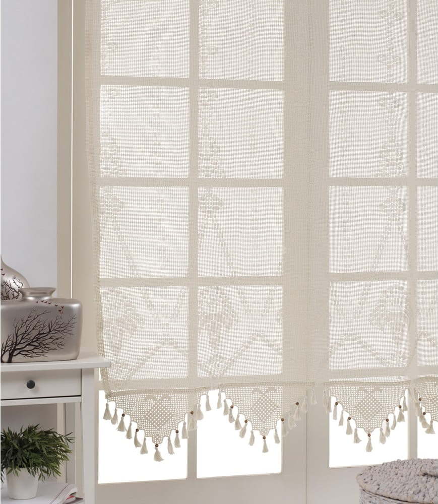 Krémová záclona 250x200 cm Authentic – Oyo Concept Oyo Concept
