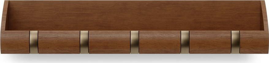 Nástěnný věšák z topolového dřeva v přírodní barvě Cubby – Umbra Umbra