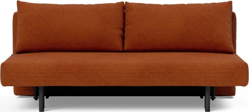 Oranžová rozkládací pohovka 200 cm Achillas – Innovation Innovation