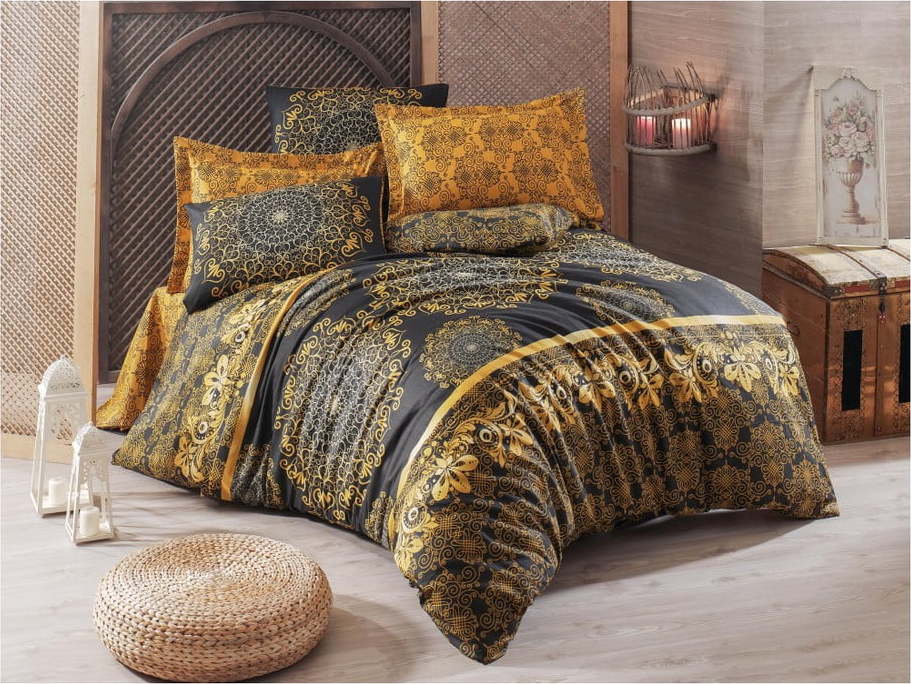 Povlečení s prostěradlem na jednolůžko Egyptian Magic