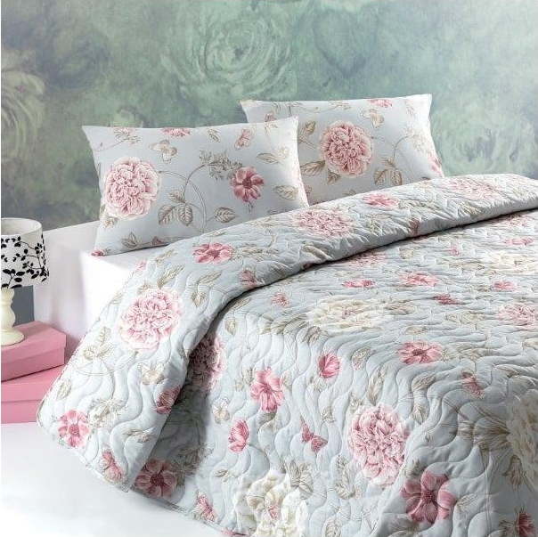 Přehoz přes postel na dvoulůžko s povlaky na polštáře Santos