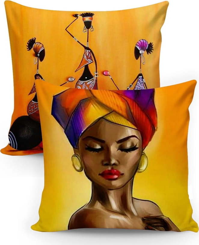 Sada 2 povlaků na polštáře Minimalist Cushion Covers Cesseo