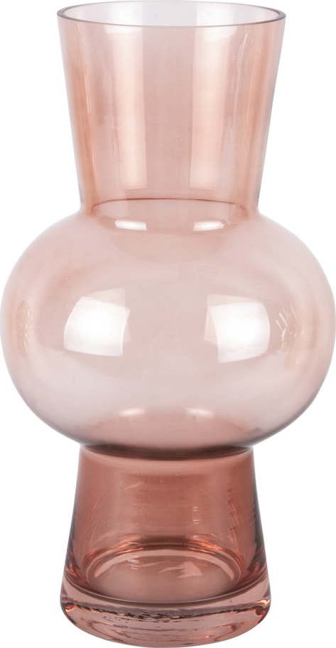 Světle růžová skleněná váza Gleam Sphere – PT LIVING PT LIVING