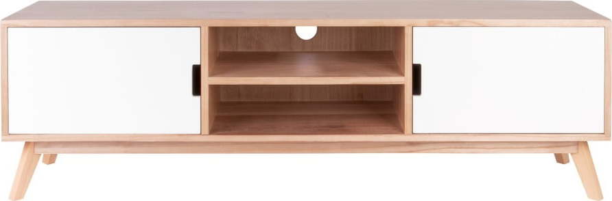 TV komoda ze dřeva paulownia Leitmotiv Snap Leitmotiv