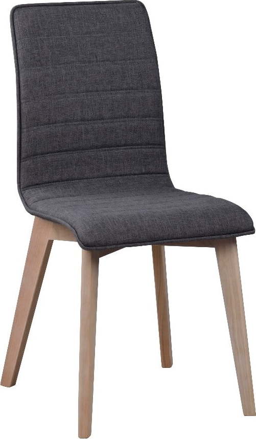 Tmavě šedá jídelní židle se světle šedými nohami Rowico Grace Rowico