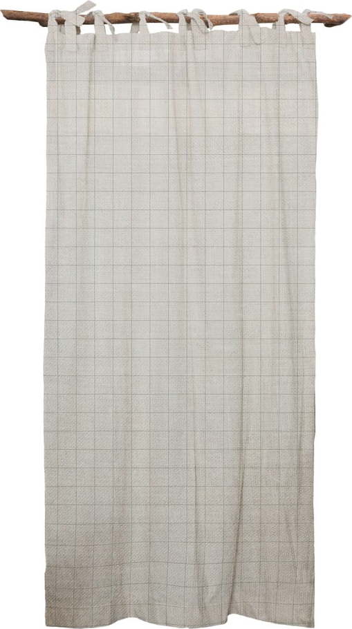 Zelený závěs Really Nice Things Cortina Hogar Green Lines Really Nice Things