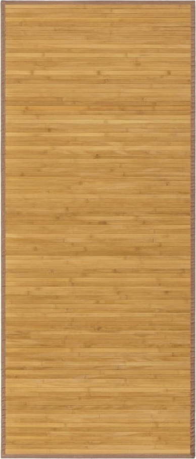 Bambusový koberec běhoun v přírodní barvě 75x175 cm – Casa Selección Casa Selección