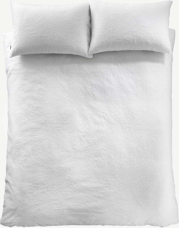 Bílé bavlněné povlečení na dvoulůžko 200x200 cm Matelassé – Bianca Bianca