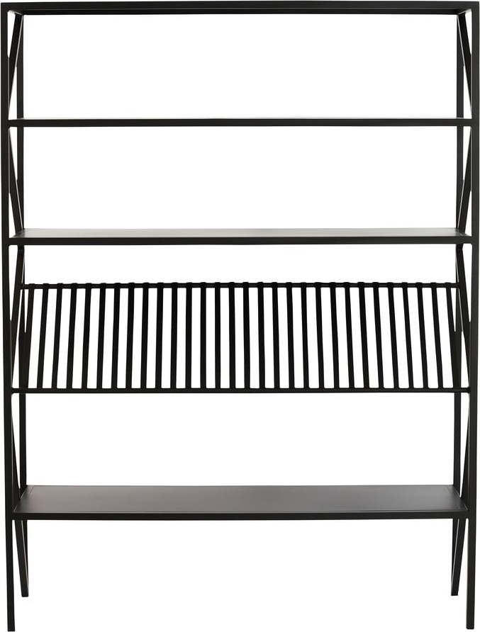 Černá kovová knihovna 120x160 cm Ezra – Light & Living Light & Living