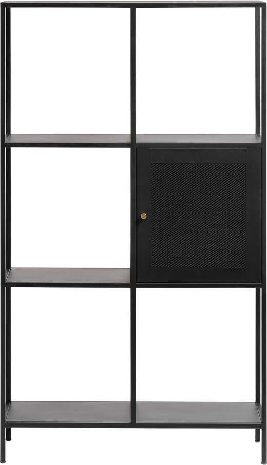 Černá kovová knihovna 80x138 cm Malibu – Unique Furniture Unique Furniture