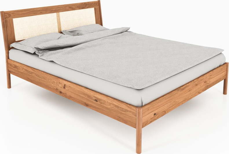 Jednolůžková postel z dubového dřeva 90x200 cm v přírodní barvě Pola – The Beds The Beds