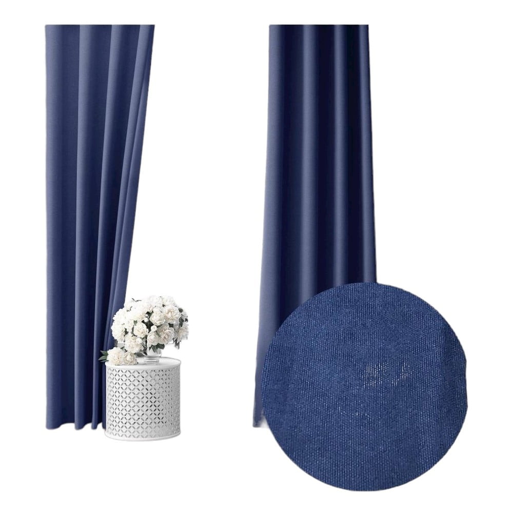 Modrý polo-zatemňovací závěs 250x100 cm - Mila Home Mila Home