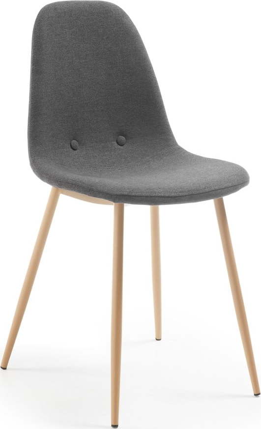 Tmavě šedá jídelní židle Kave Home Lissy Kave Home