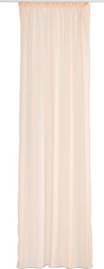 Záclona v lososové barvě 140x245 cm Voile – Mendola Fabrics Mendola Fabrics