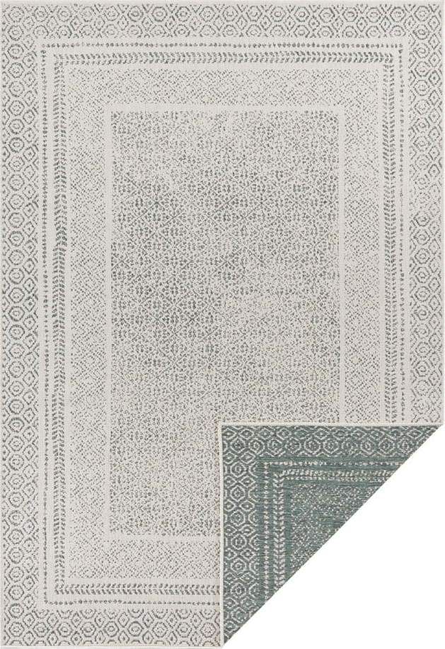 Zeleno-bílý venkovní koberec Ragami Berlin