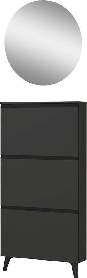 Antracitová předsíňová sestava Scarpa – Germania Germania