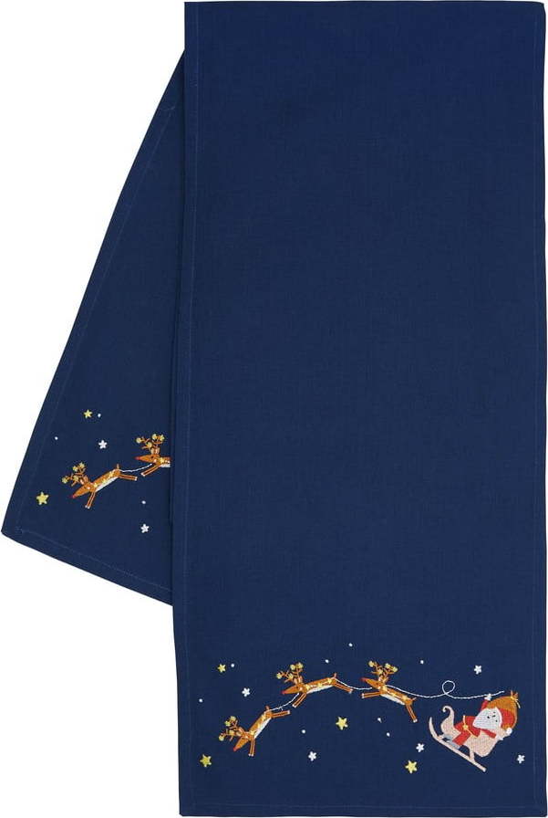 Bavlněný běhoun na stůl s vánočním motivem 33x220 cm Santa's Christmas Wonderland – Catherine Lansfield Catherine Lansfield