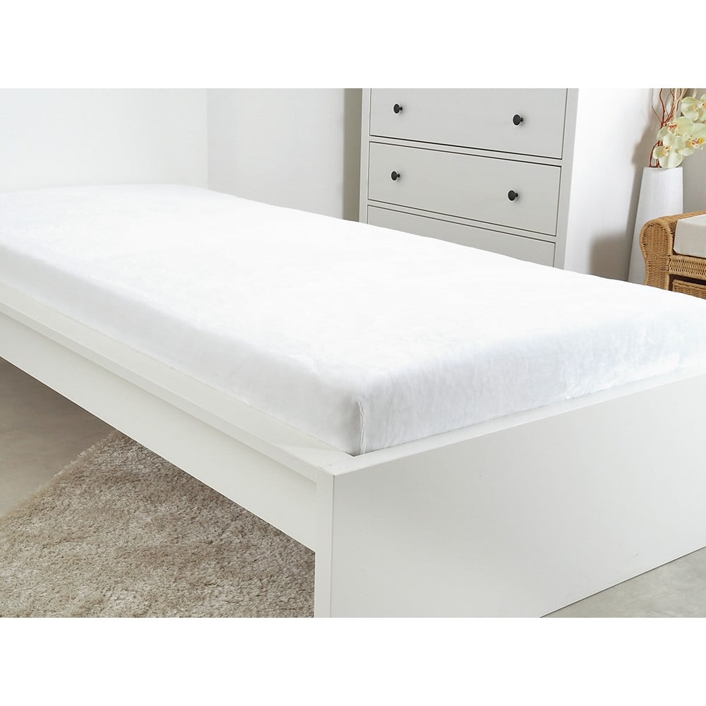 Bílé prostěradlo z mikroplyše 180x200 cm Exclusive – B.E.S. B.E.S.