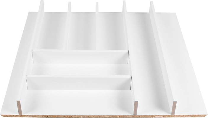 Bílý dřevěný příborník do zásuvky 48 x 47 cm Wood Line – Elletipi Elletipi