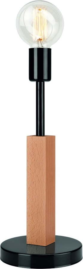 Černá stolní lampa LAMKUR Orazio LAMKUR