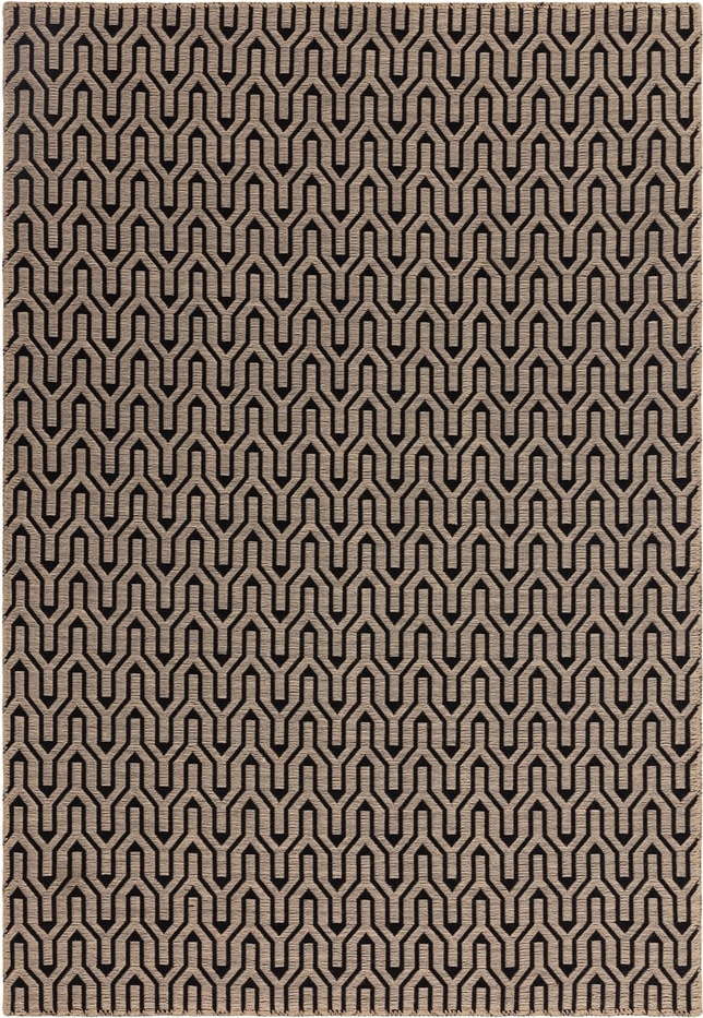 Černo-béžový koberec 120x170 cm Global – Asiatic Carpets Asiatic Carpets