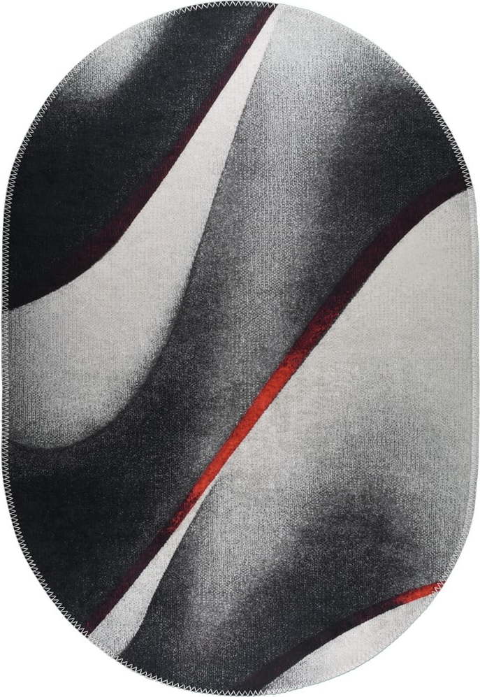 Černo-bílý pratelný koberec 60x100 cm – Vitaus Vitaus