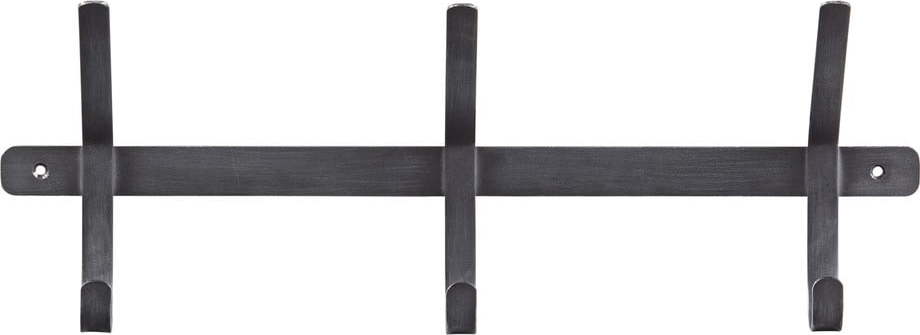 Černý kovový nástěnný věšák Ava – WOOOD WOOOD