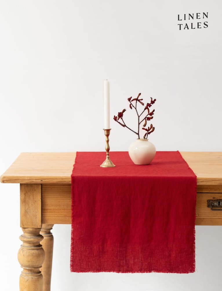 Lněný běhoun na stůl 40x200 cm – Linen Tales Linen Tales