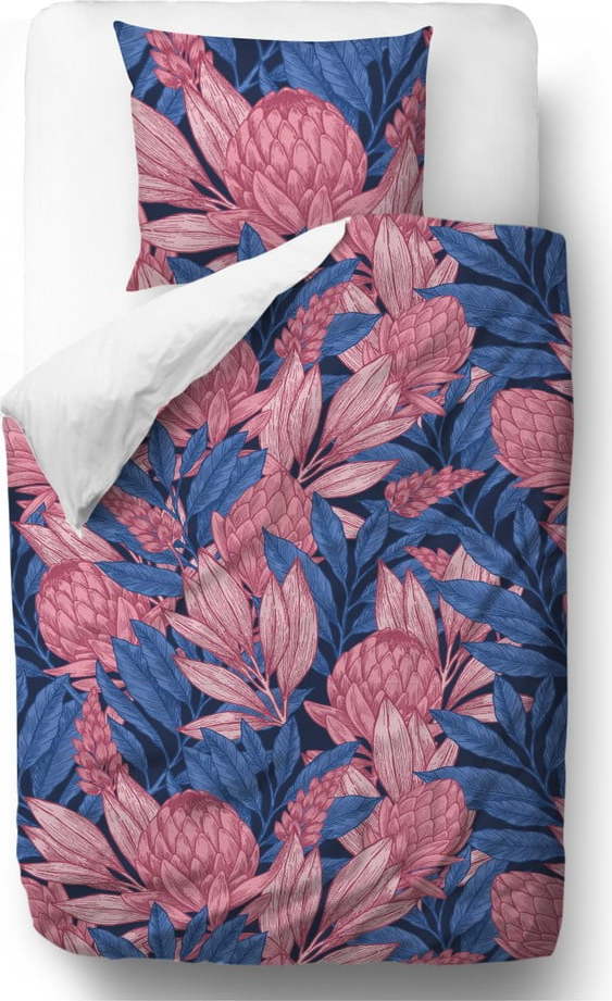 Povlečení z bavlněného saténu Butter Kings Dark Protea