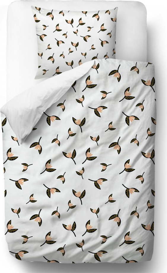 Povlečení z bavlněného saténu Butter Kings Floating Magnolia