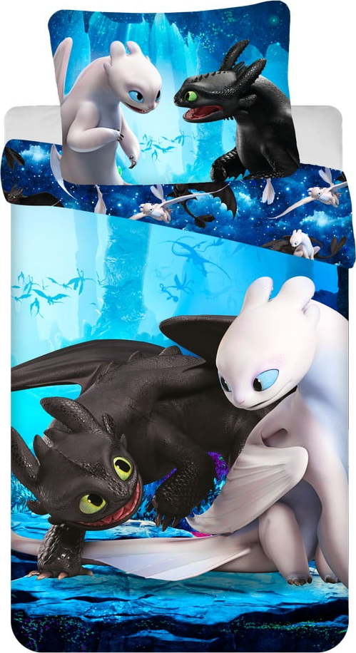 Dětské povlečení na jednolůžko z mikrovlákna 140x200 cm How to Train Your Dragon – Jerry Fabrics Jerry Fabrics