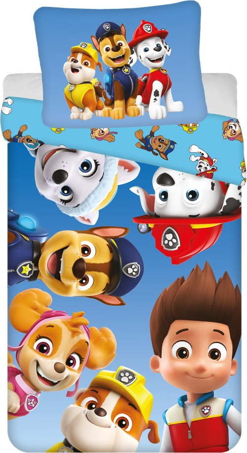 Dětské povlečení na jednolůžko z mikrovlákna 140x200 cm Paw Patrol – Jerry Fabrics Jerry Fabrics