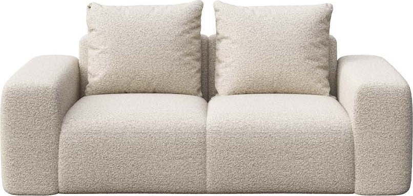 Béžová pohovka z textilie bouclé 212 cm Feiro – MESONICA MESONICA