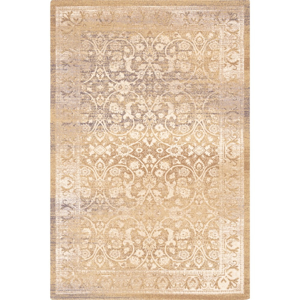 Béžový vlněný koberec 133x180 cm Eleanor – Agnella Agnella