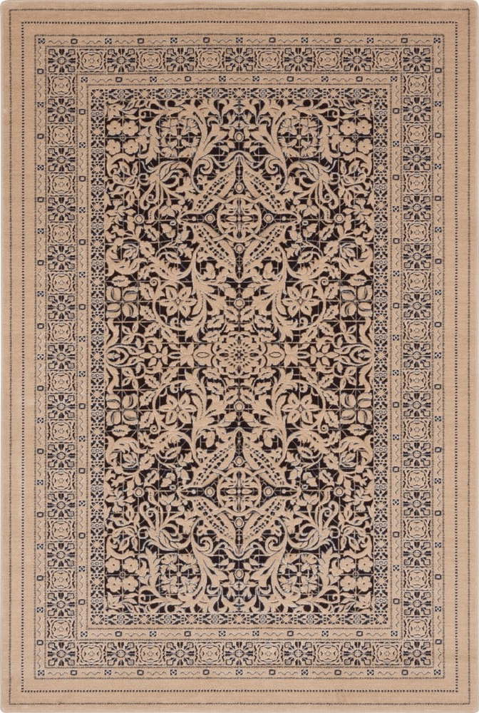 Béžový vlněný koberec 133x180 cm Joanne – Agnella Agnella
