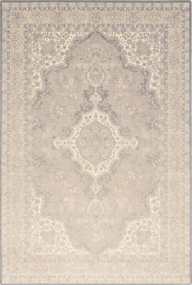 Béžový vlněný koberec 160x240 cm William – Agnella Agnella