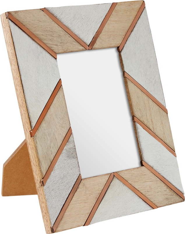 Bílo-béžový dřevěný rámeček 19x24 cm Bowerbird – Premier Housewares Premier Housewares