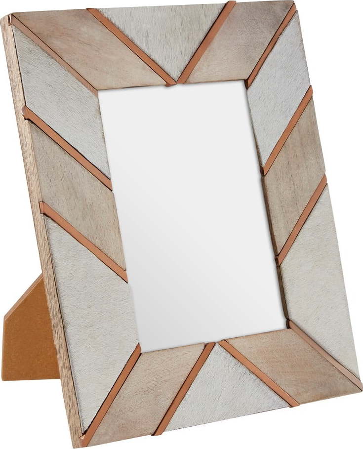 Bílo-béžový dřevěný rámeček 22x28 cm Bowerbird – Premier Housewares Premier Housewares